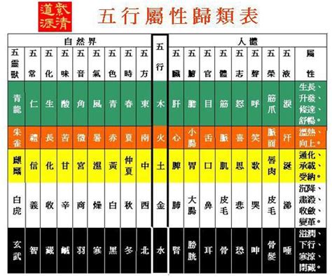 個人屬性|【出生與屬性五行】五行體質屬性查詢表 